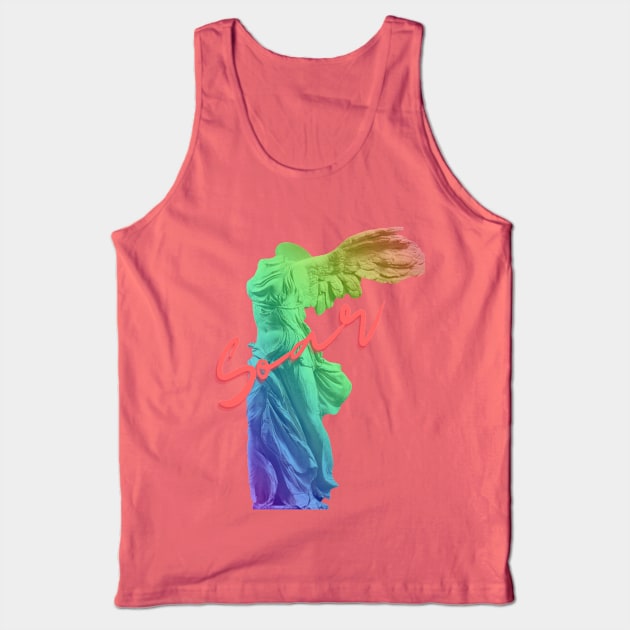 SOAR Winged Victory Tank Top by ArtCurious Podcast